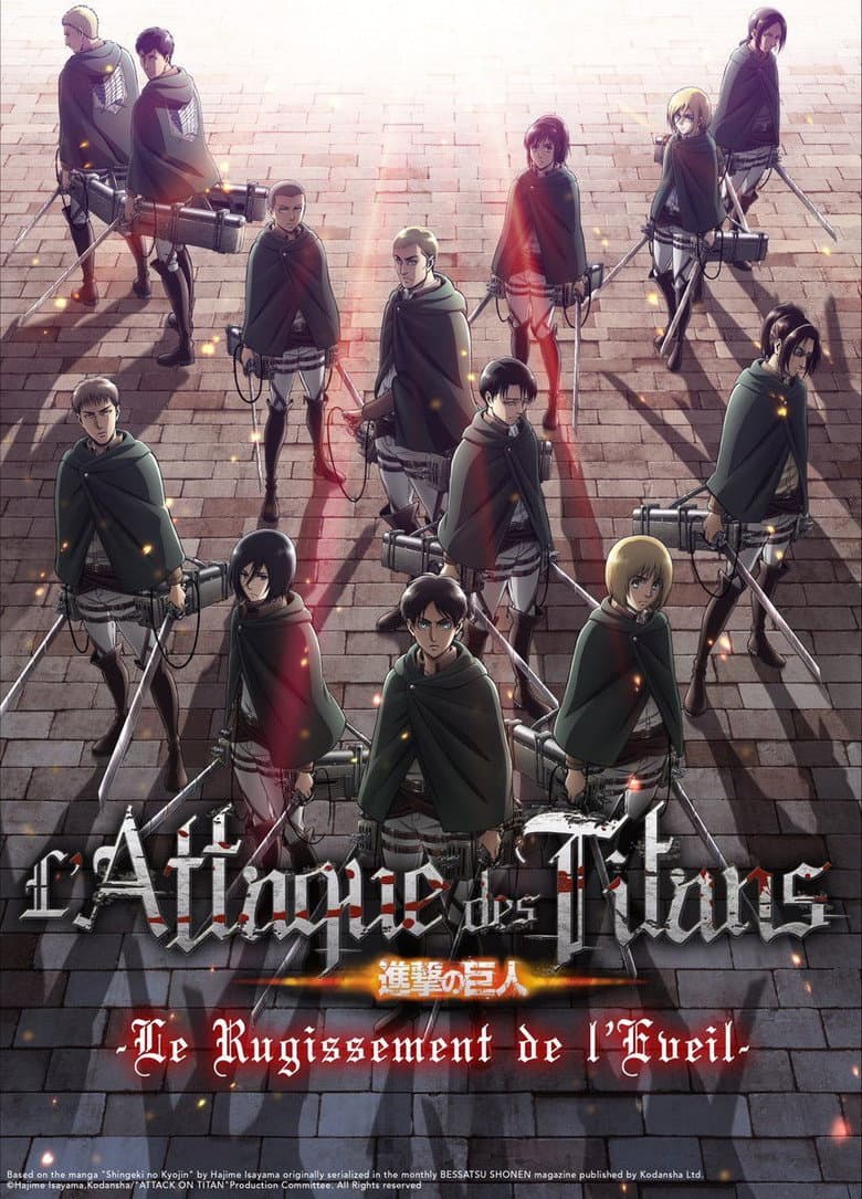 Affiche de L'Attaque des Titans : Le Rugissement de l'éveil