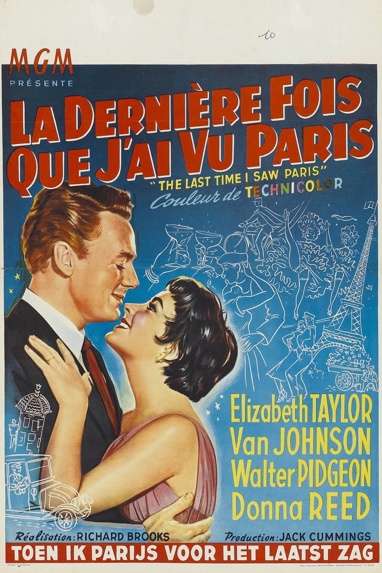 Affiche de La Dernière Fois que j'ai vu Paris