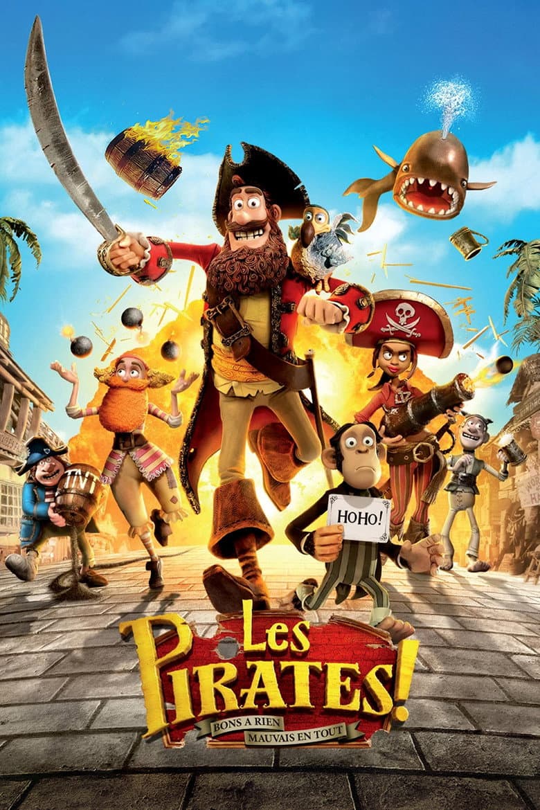Affiche de Les Pirates ! Bons à rien, mauvais en tout