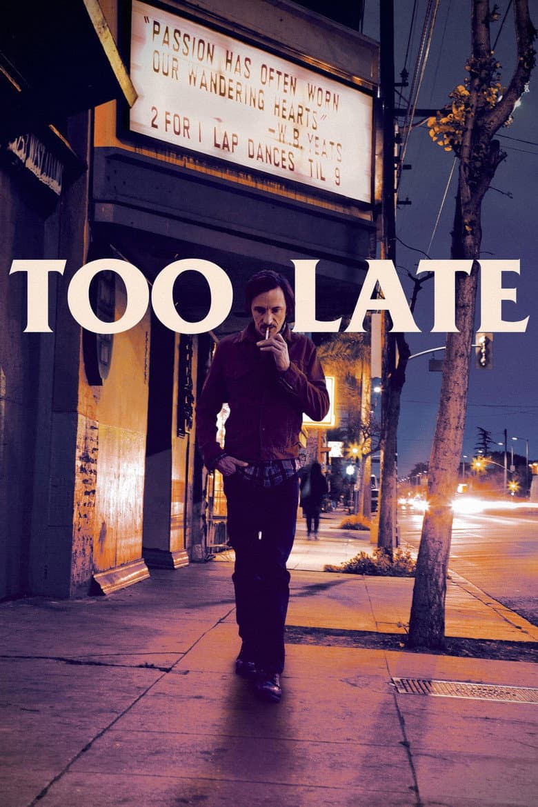 Affiche de Too Late