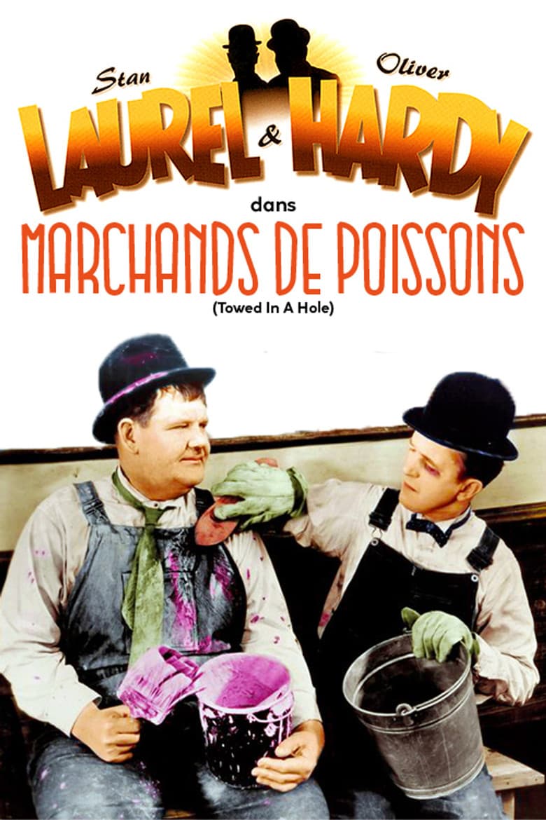 Affiche de Laurel et Hardy - Marchands de poisson