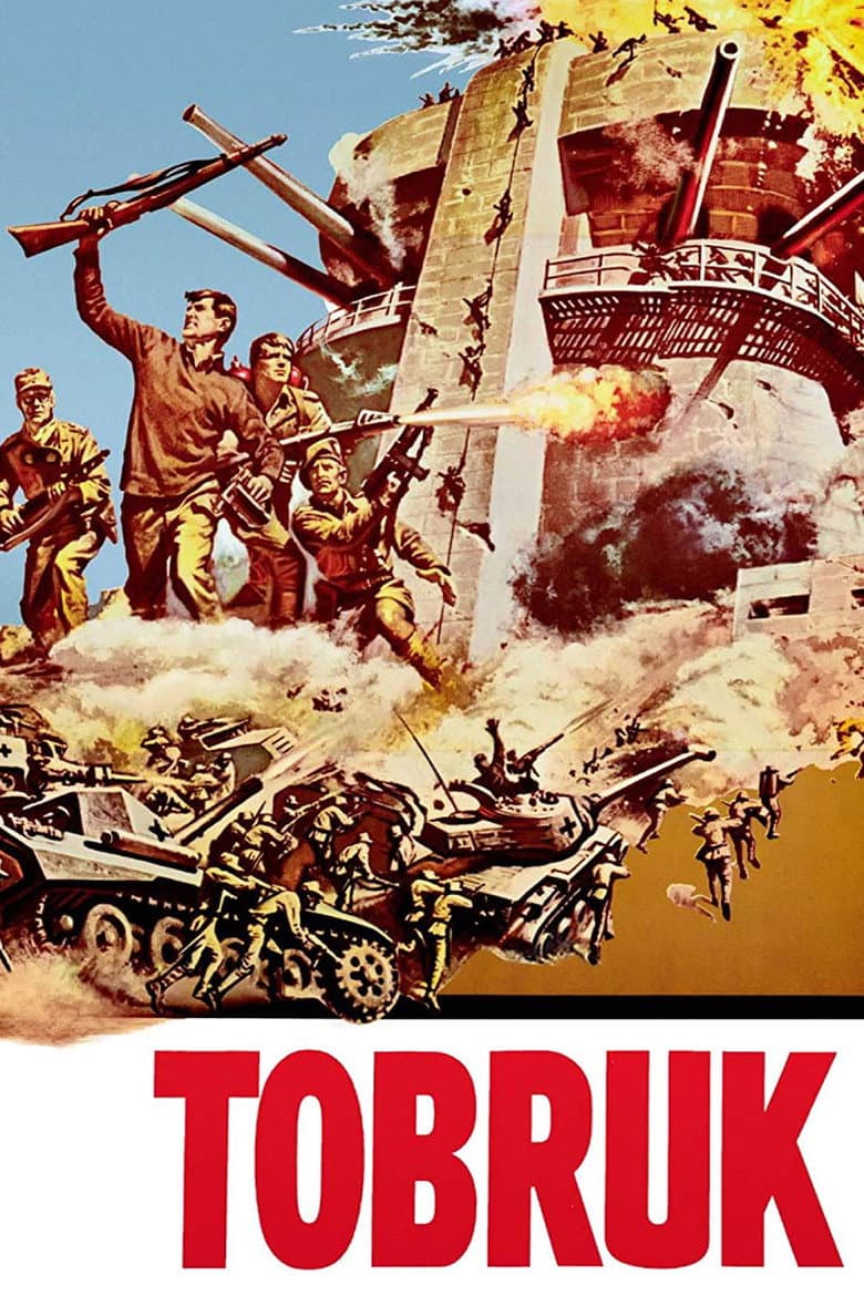 Affiche de Tobrouk, commando pour l'enfer