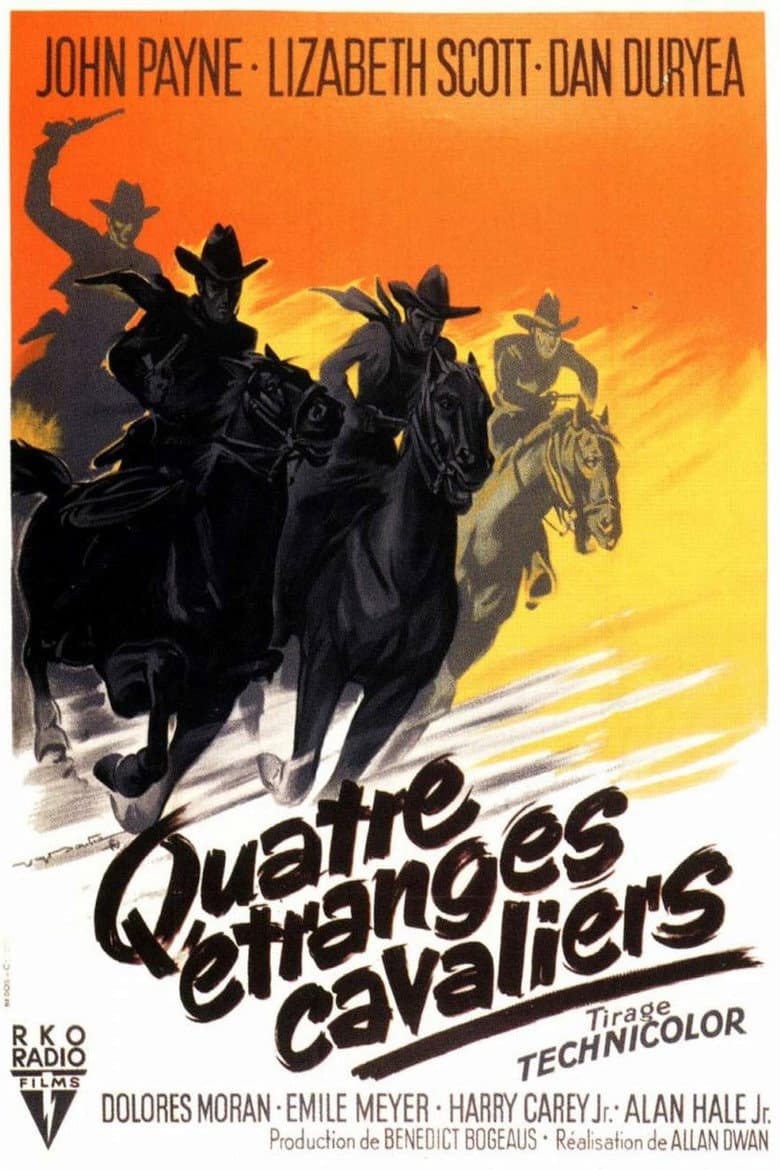 Affiche de Quatre étranges cavaliers