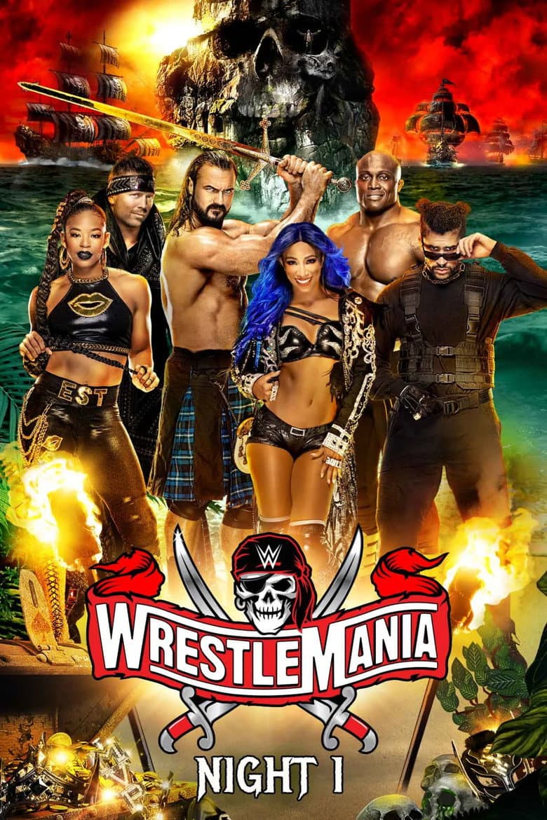 Affiche de WrestleMania 37: Night 1