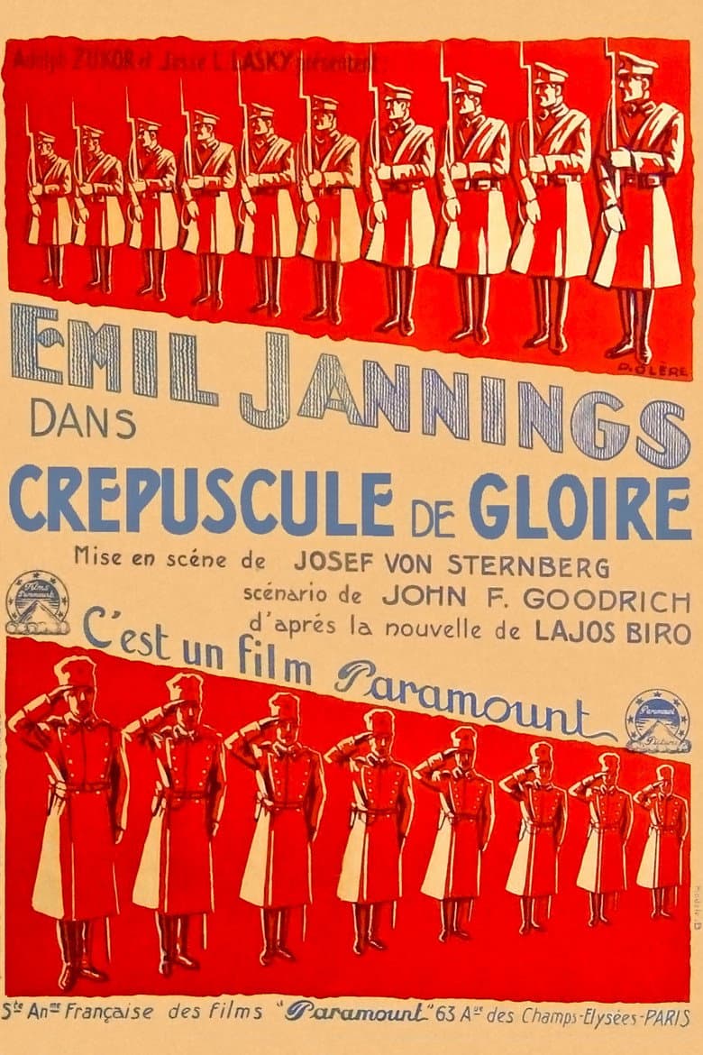 Affiche de Crépuscule de gloire