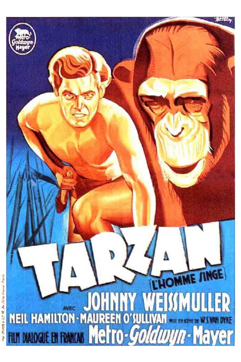 Affiche de Tarzan, l'homme singe