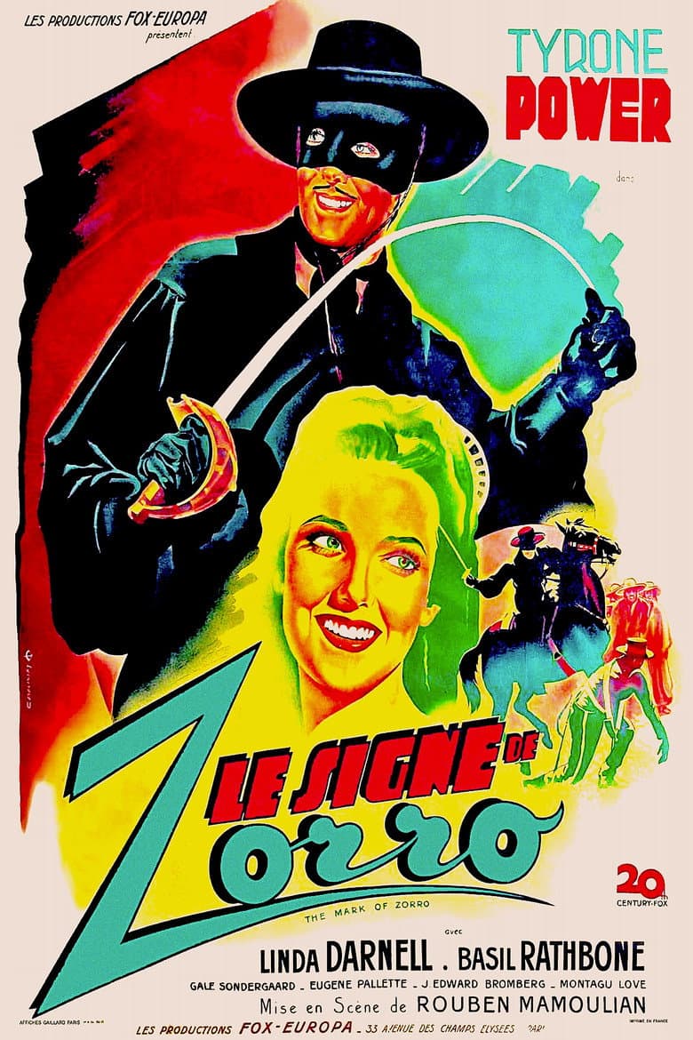 Affiche de Le signe de Zorro