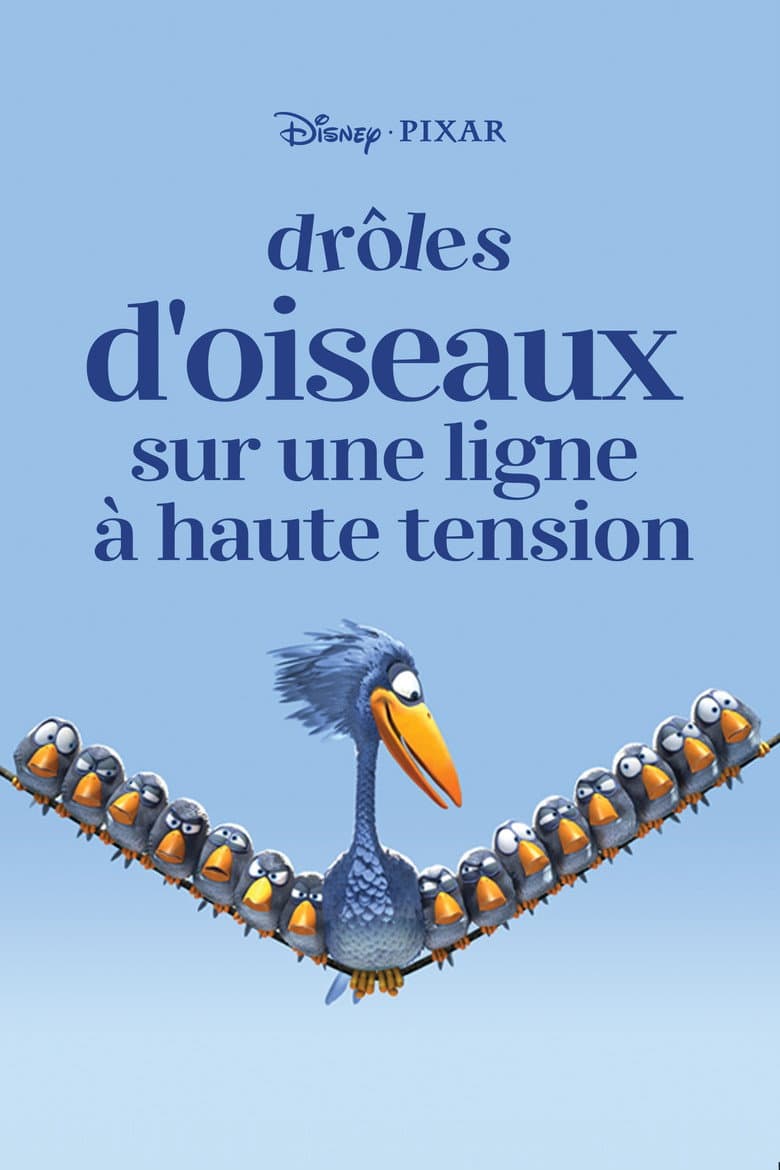 Affiche de Drôles d'oiseaux sur une ligne à haute tension
