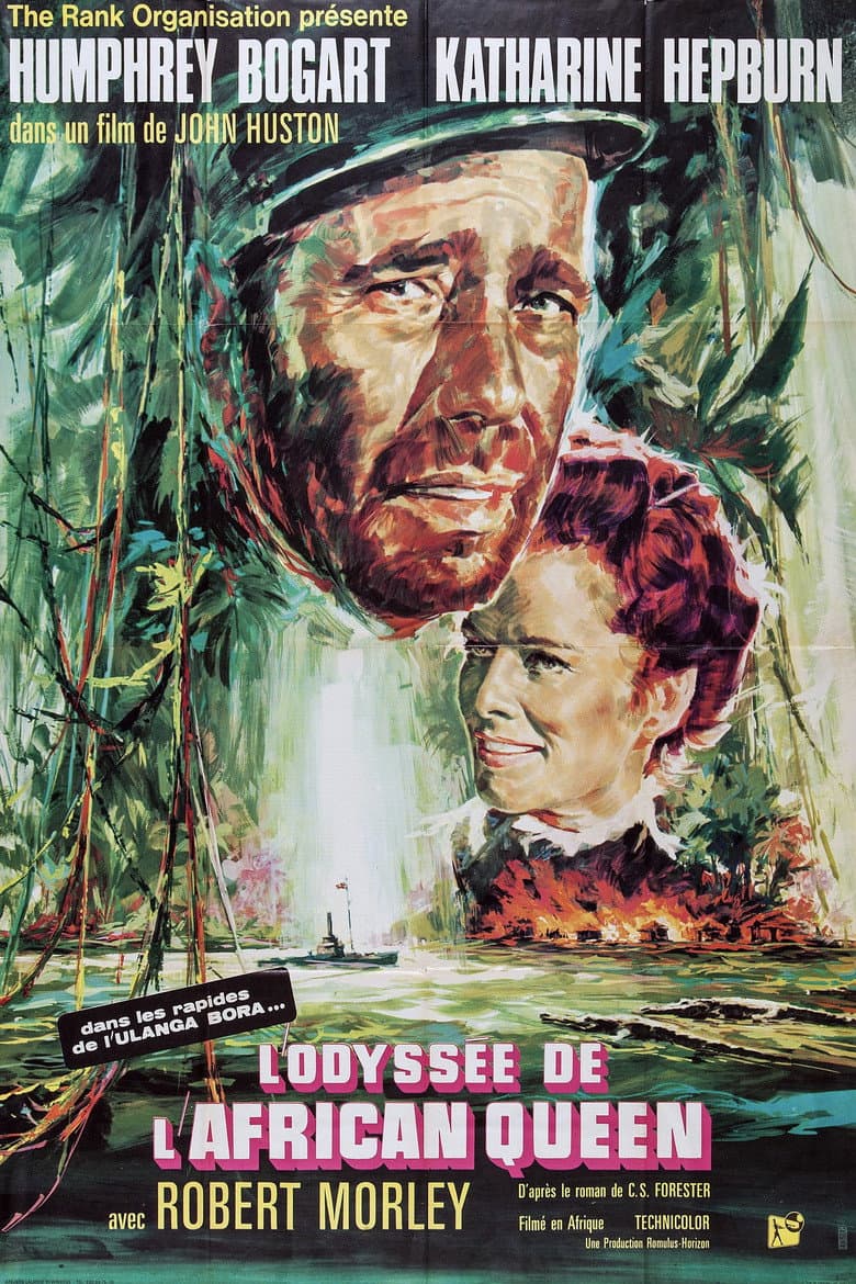 Affiche de L'Odyssée de L'African Queen