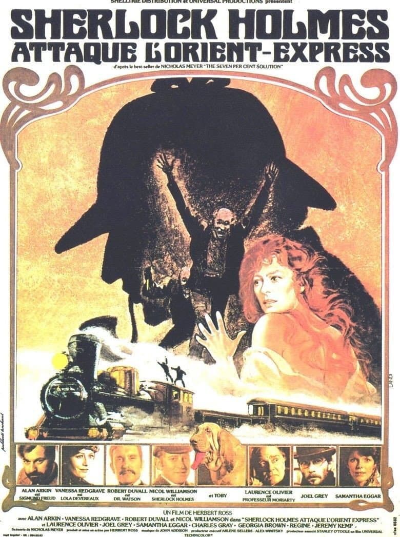 Affiche de Sherlock Holmes attaque l'Orient-Express