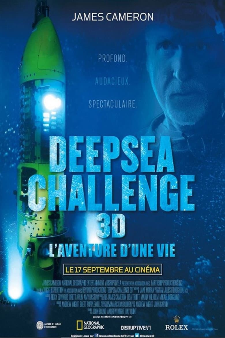 Affiche de Deepsea Challenge 3D, l'aventure d'une vie