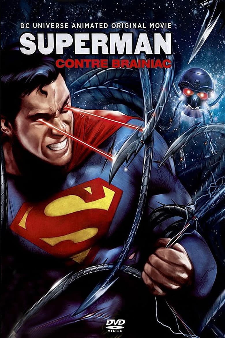 Affiche de Superman contre Brainiac