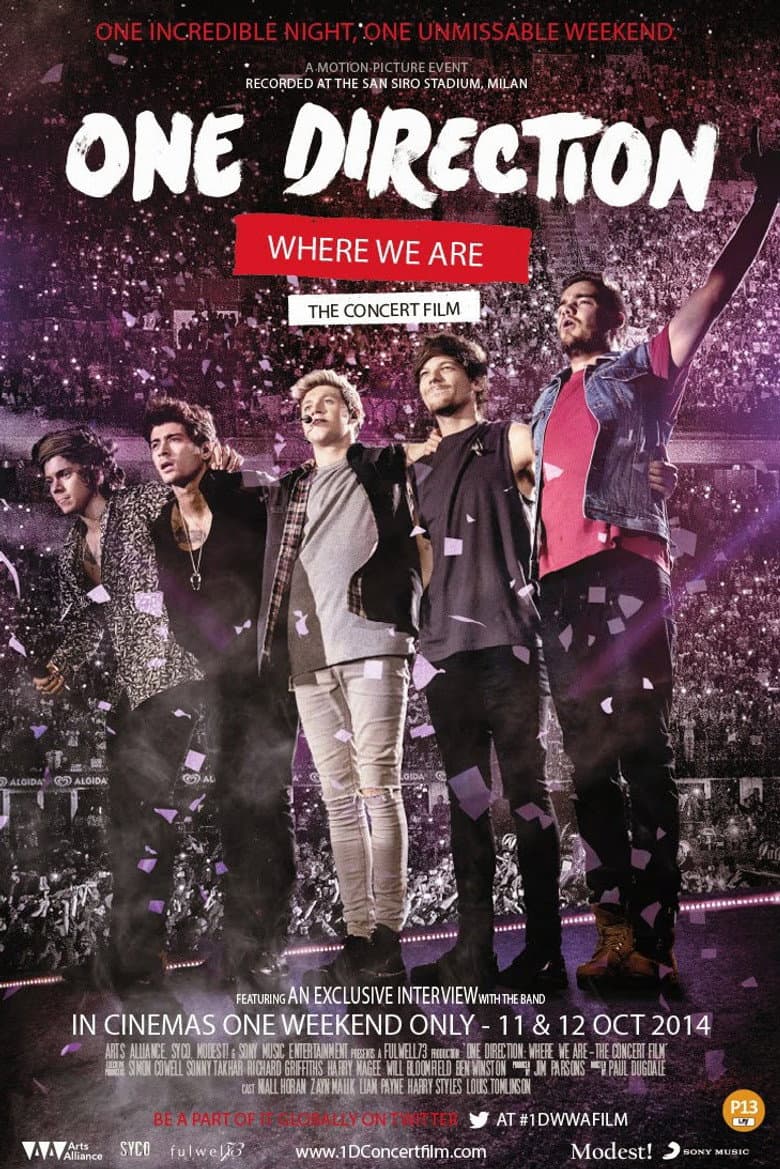 Affiche de One Direction: Where We Are - The Concert Film