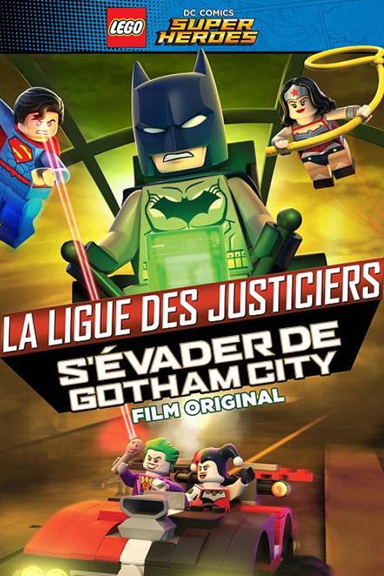 Affiche de Lego DC  Comics Super Héros - la ligue des justiciers - S’évader de Gotham City