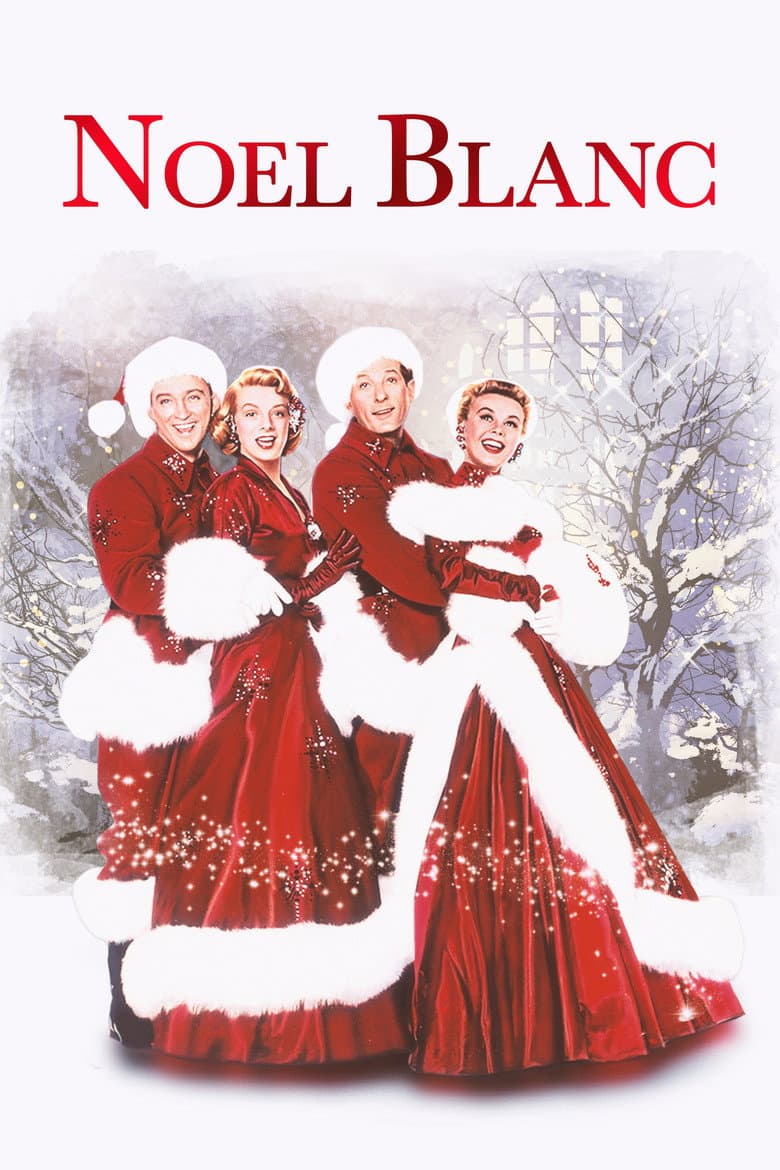 Affiche de Noël blanc