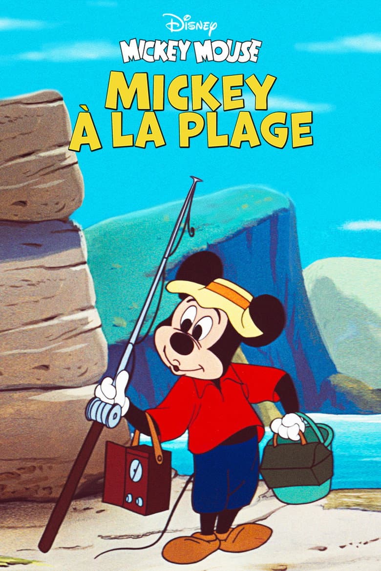 Affiche de Mickey à la plage
