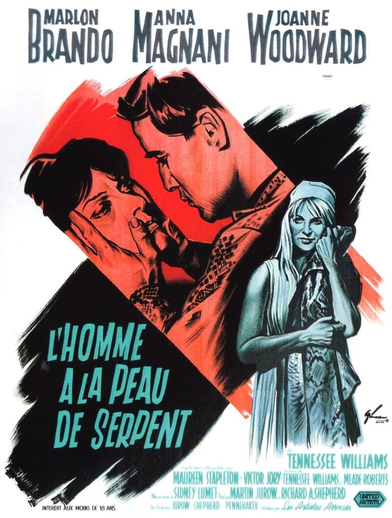 Affiche de L'Homme à la peau de serpent