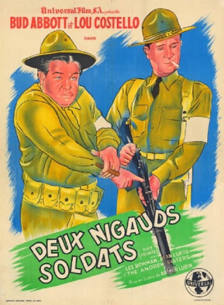 Affiche de Deux nigauds soldats