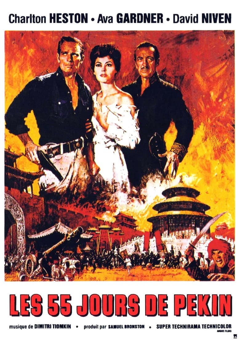 Affiche de Les 55 Jours de Pékin