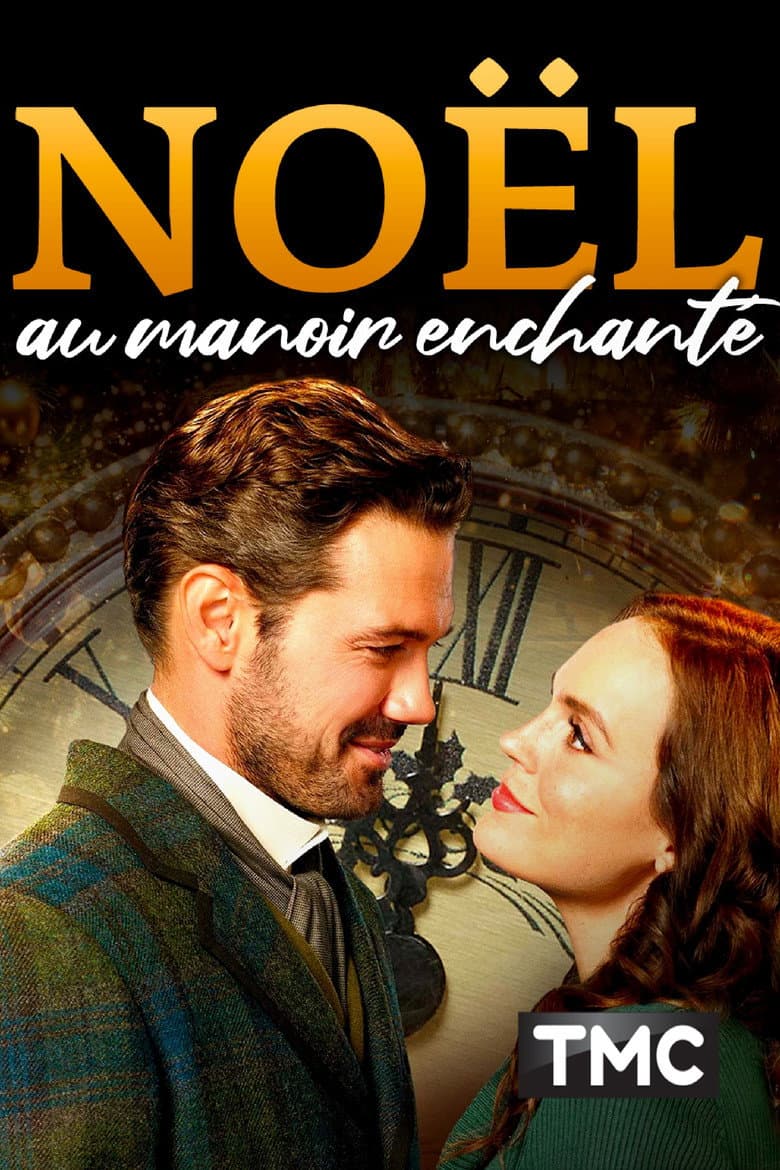 Affiche de Noël au manoir enchanté