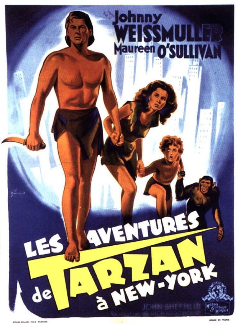 Affiche de Les Aventures de Tarzan à New York