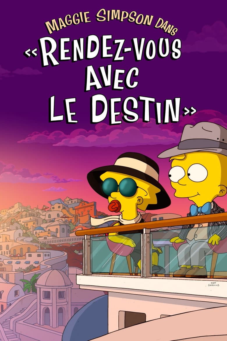 Affiche de Maggie Simpson dans « Rendez-vous avec le destin »