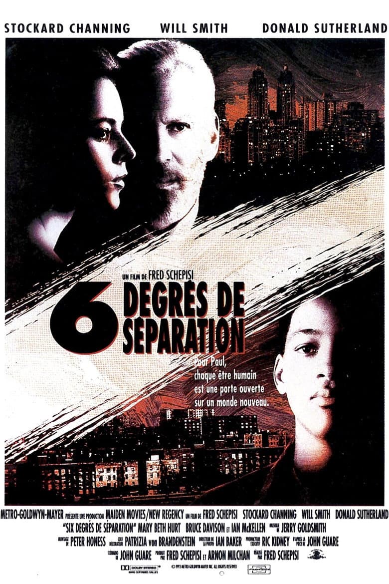 Affiche de Six Degrés de Séparation