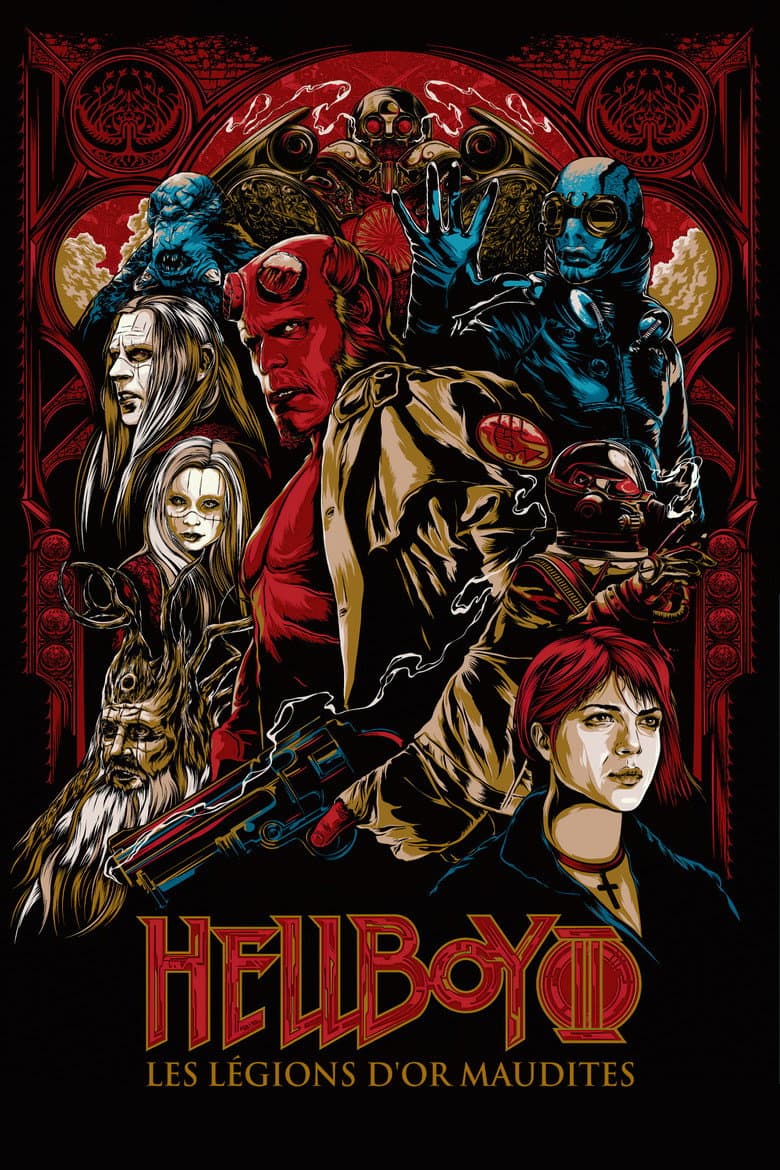 Affiche de Hellboy II : Les Légions d'or maudites