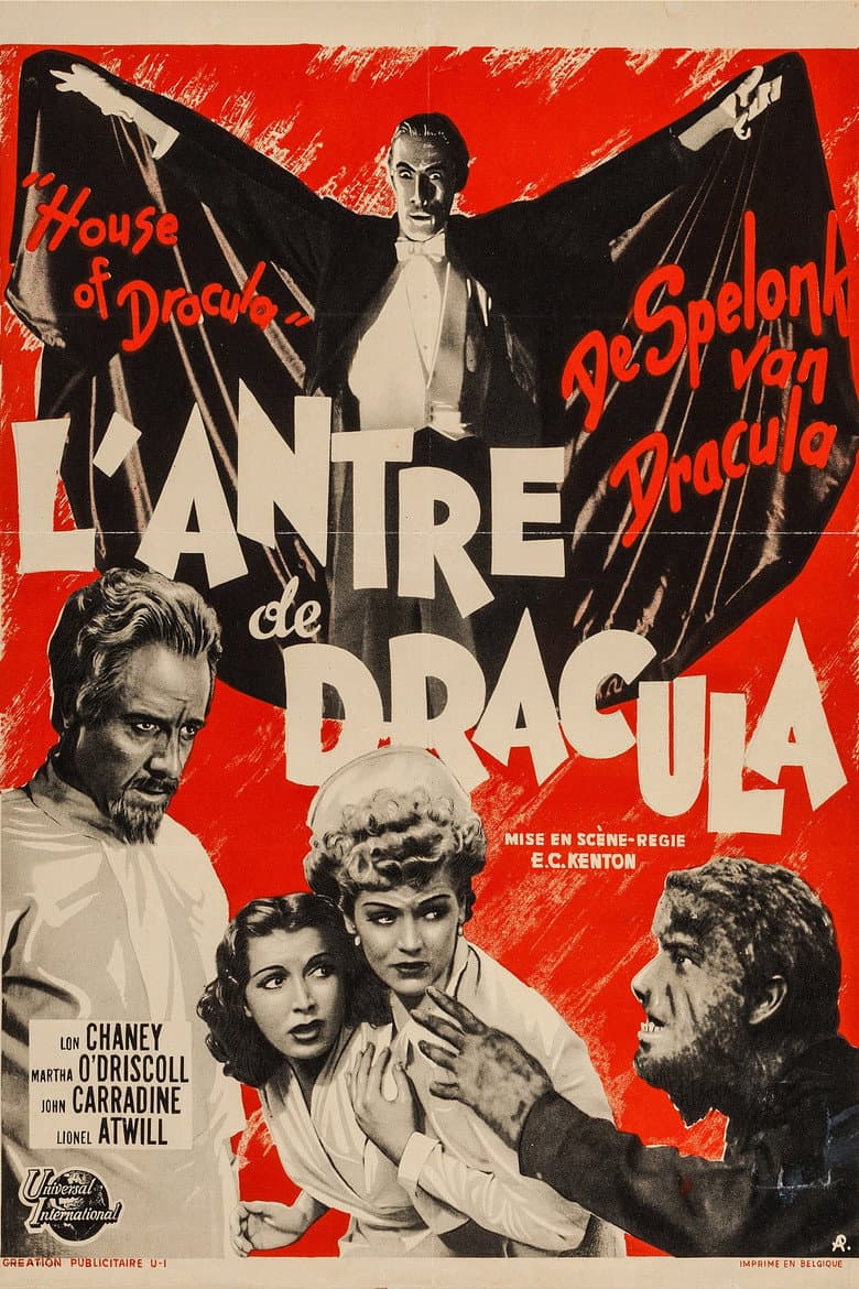 Affiche de La Maison De Dracula