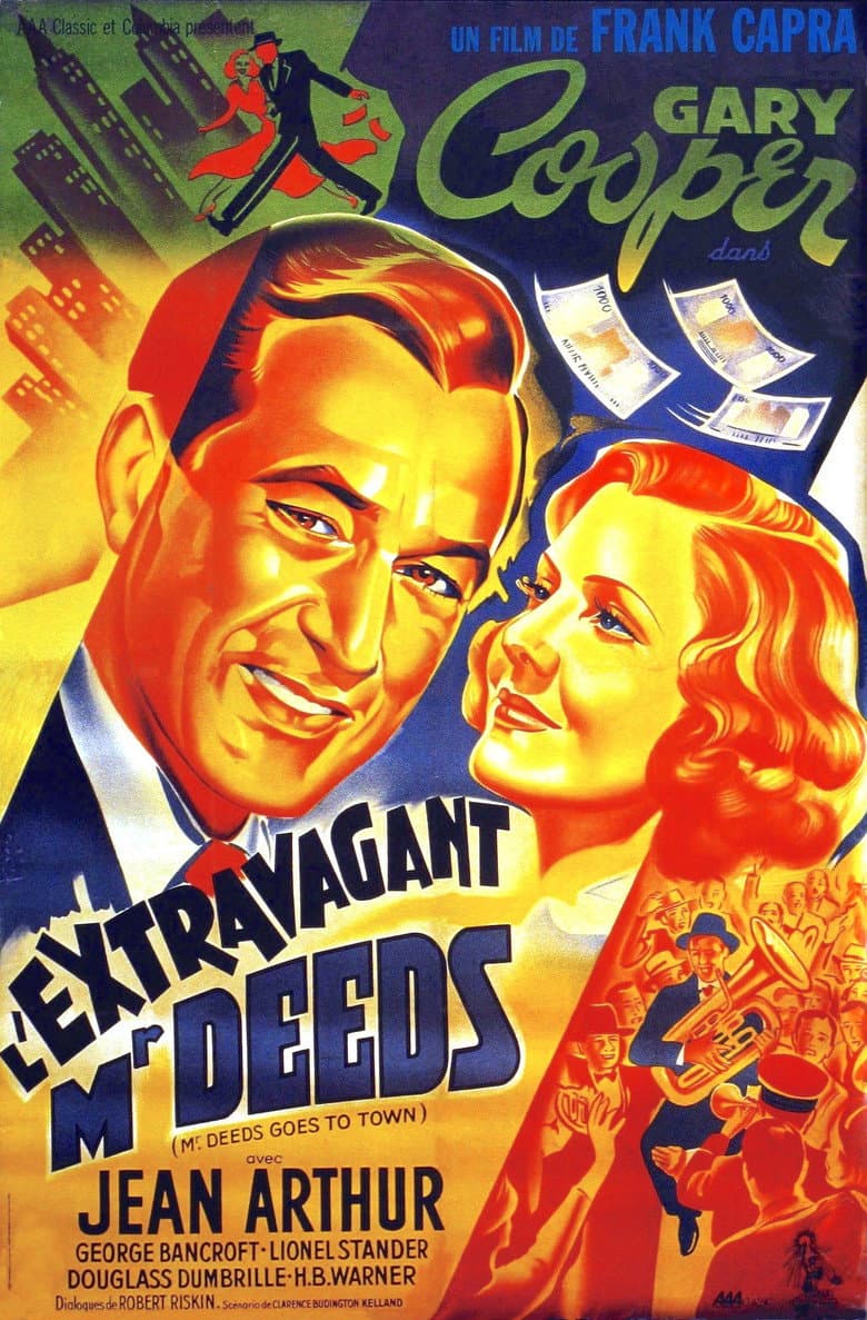 Affiche de L'Extravagant M. Deeds