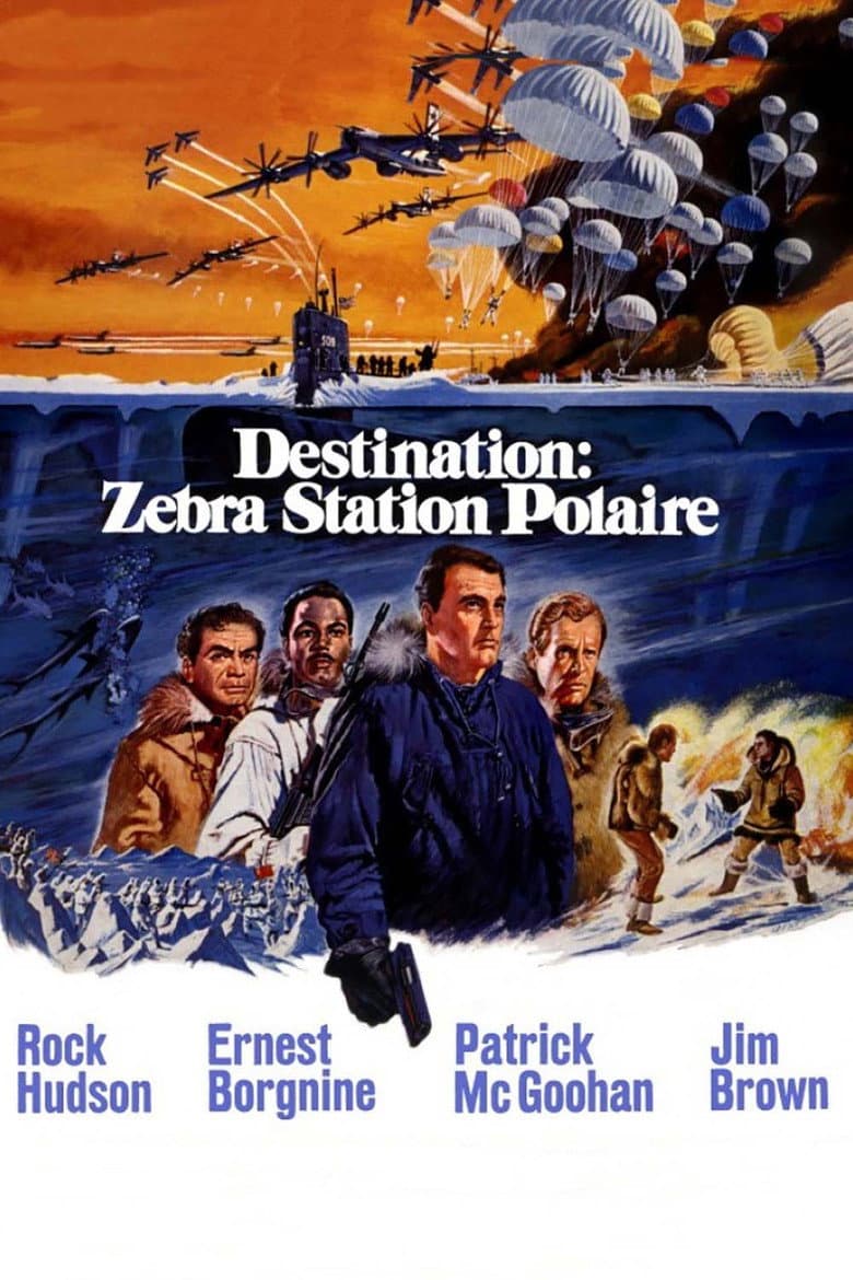 Affiche de Destination : Zebra, station polaire