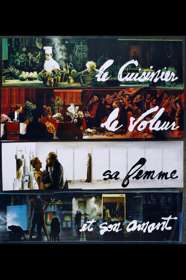 Affiche de Le Cuisinier, le voleur, sa femme et son amant