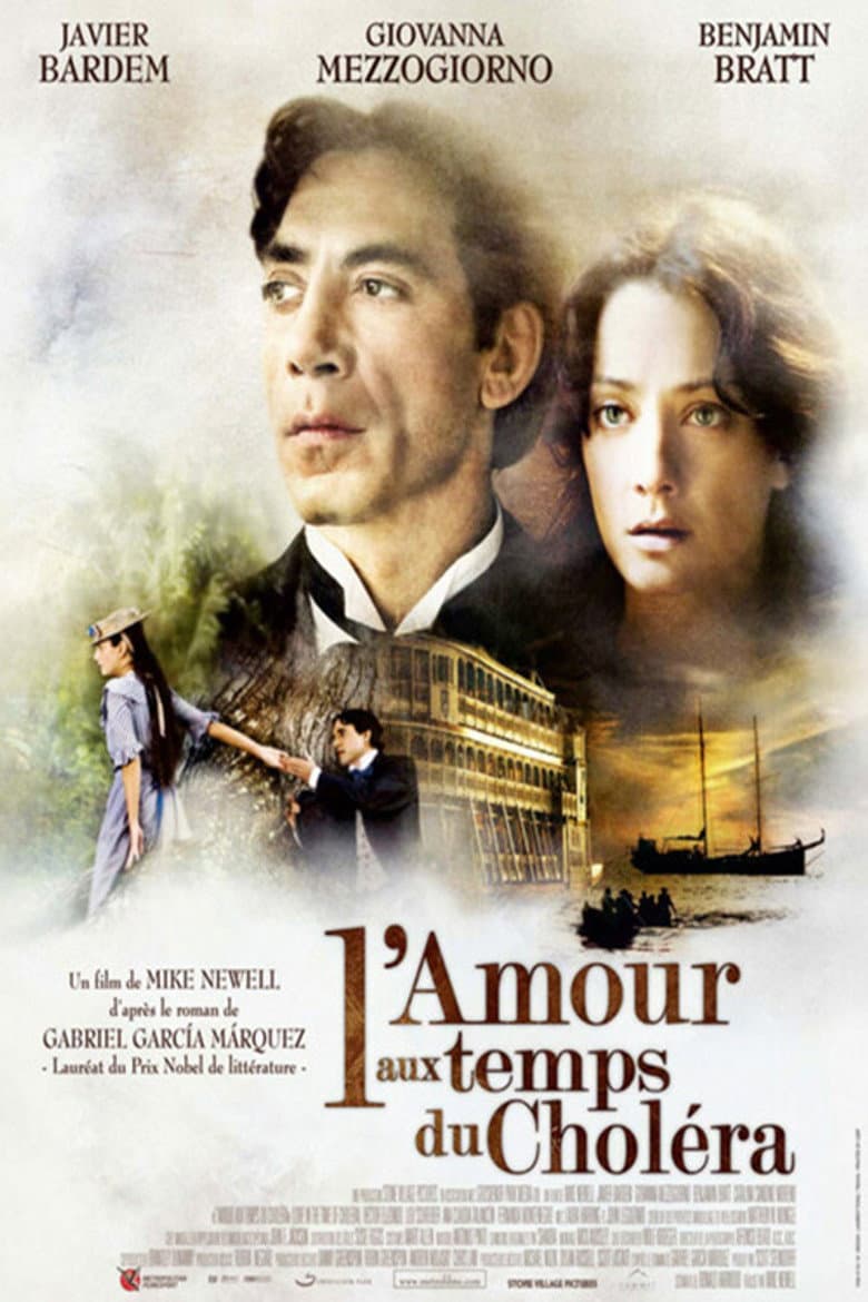 Affiche de L'Amour aux temps du choléra