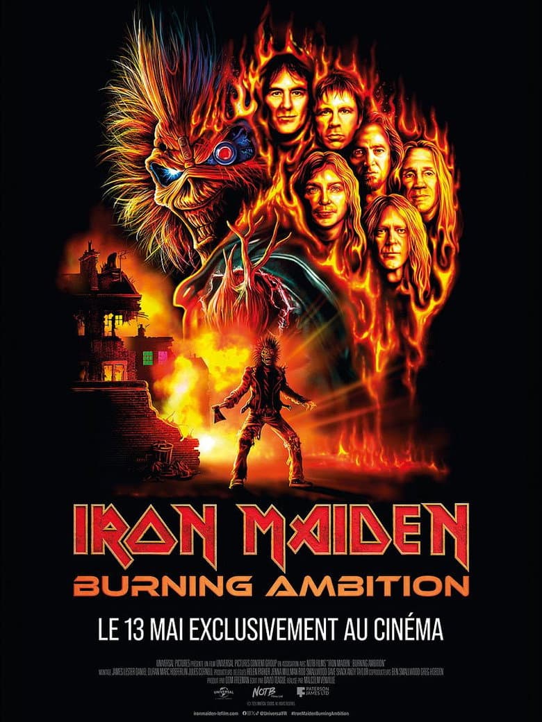 Affiche de Iron Maiden: Burning Ambition