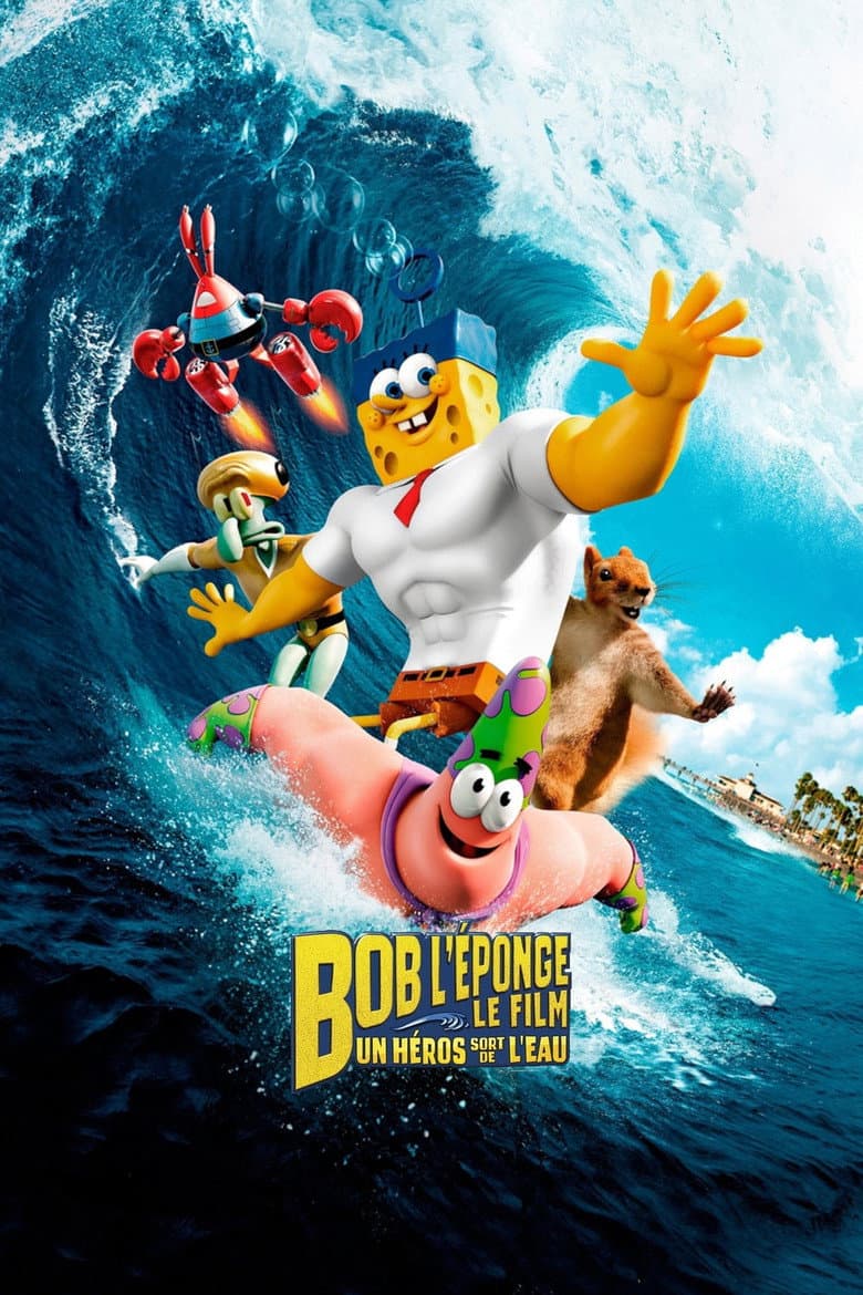 Affiche de Bob l'éponge, le film : Un héros sort de l'eau