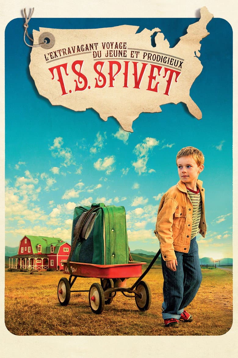 Affiche de L'Extravagant voyage du jeune et prodigieux T.S. Spivet