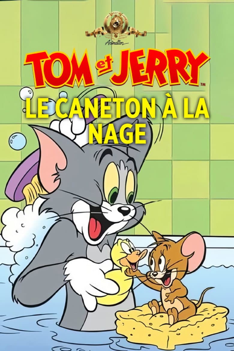Affiche de Le caneton à la nage