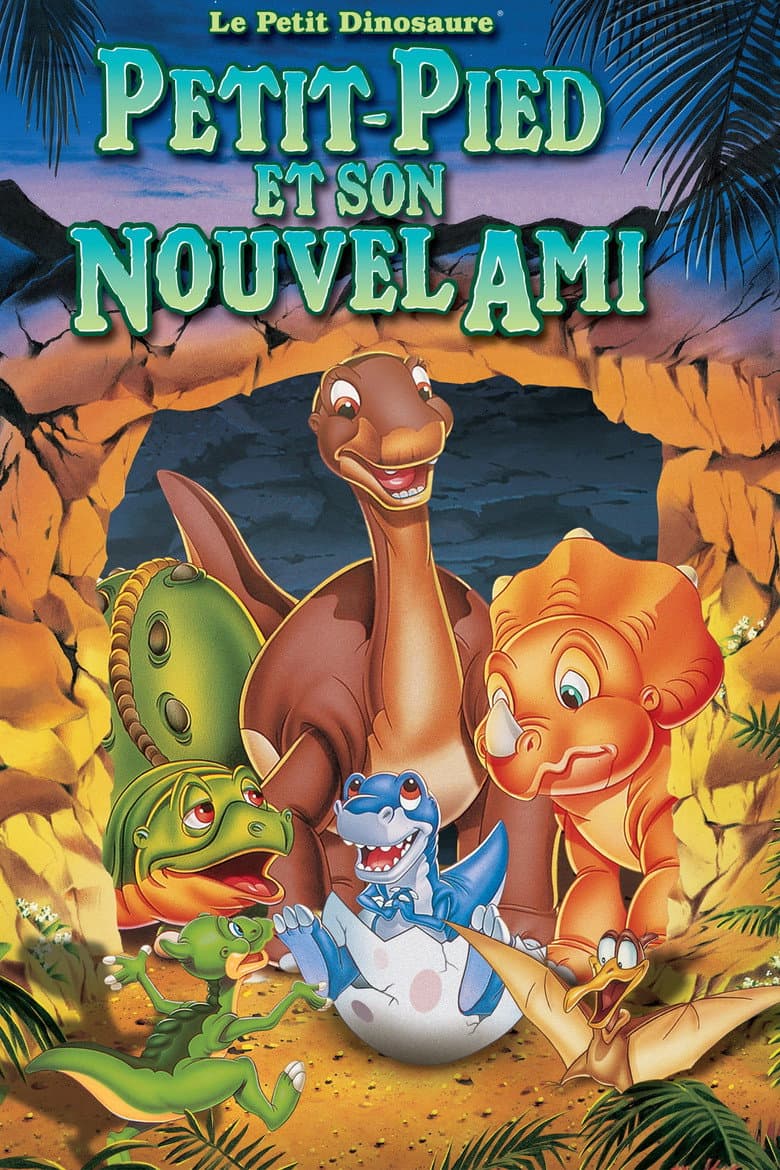 Affiche de Le Petit Dinosaure 2 : Petit-Pied et son nouvel ami
