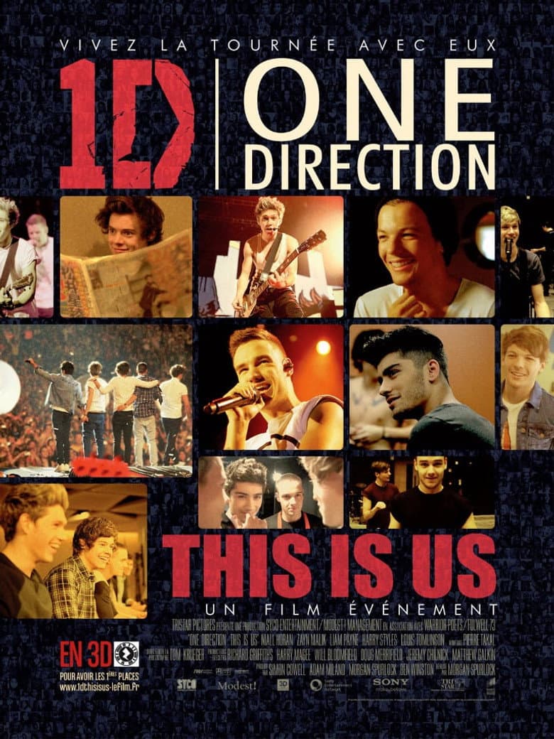 Affiche de One Direction : Le Film