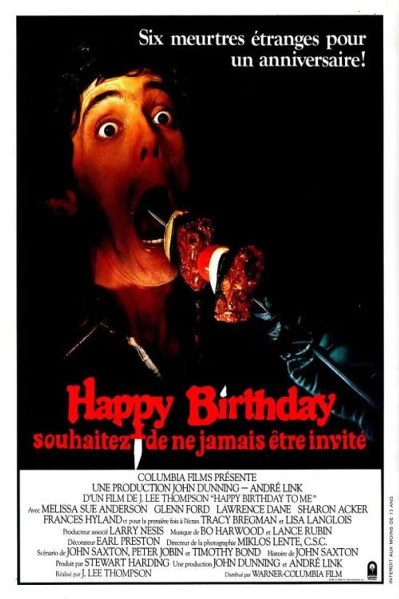 Affiche de Happy birthday, souhaitez ne jamais être invité