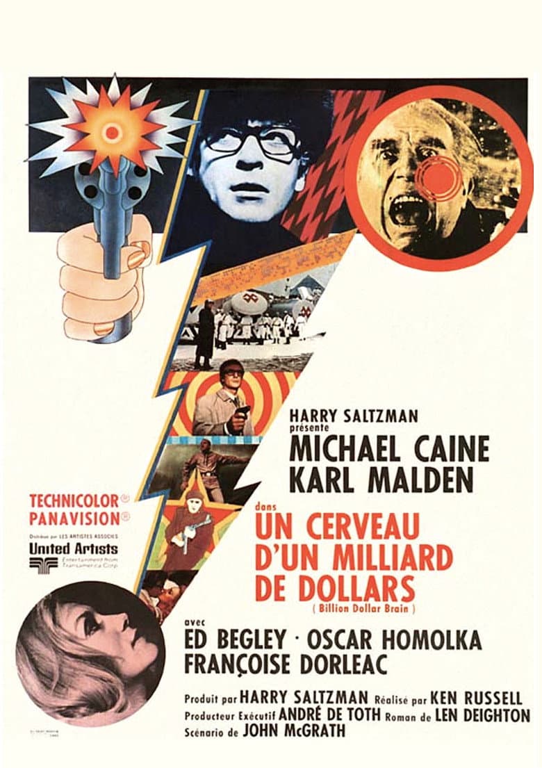 Affiche de Un Cerveau d'un milliard de dollars
