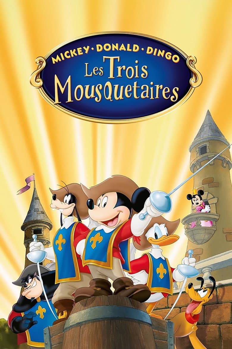 Affiche de Mickey, Donald, Dingo : Les trois mousquetaires