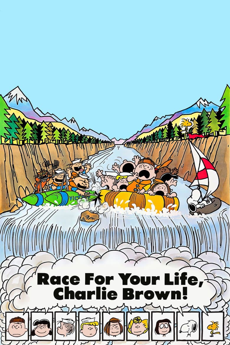 Affiche de C'est ta course, Charlie Brown !