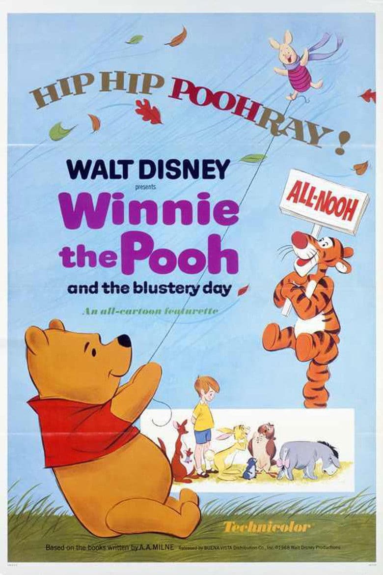 Affiche de Winnie l'ourson dans le vent